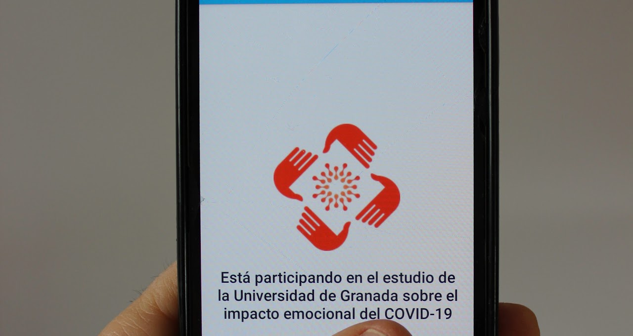 Captura de pantalla en un smartphone mostrando un estudio de la UGR