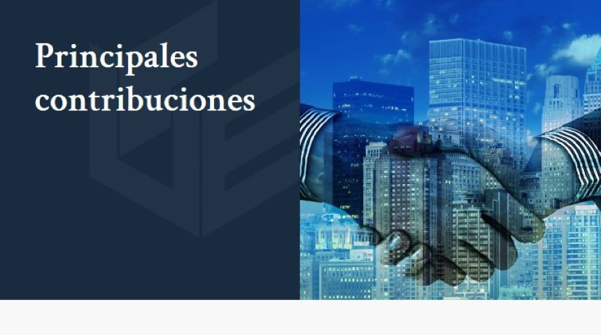 Principales contribuciones
