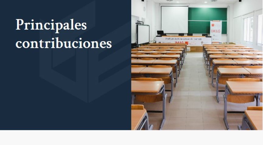 Principales contribuciones